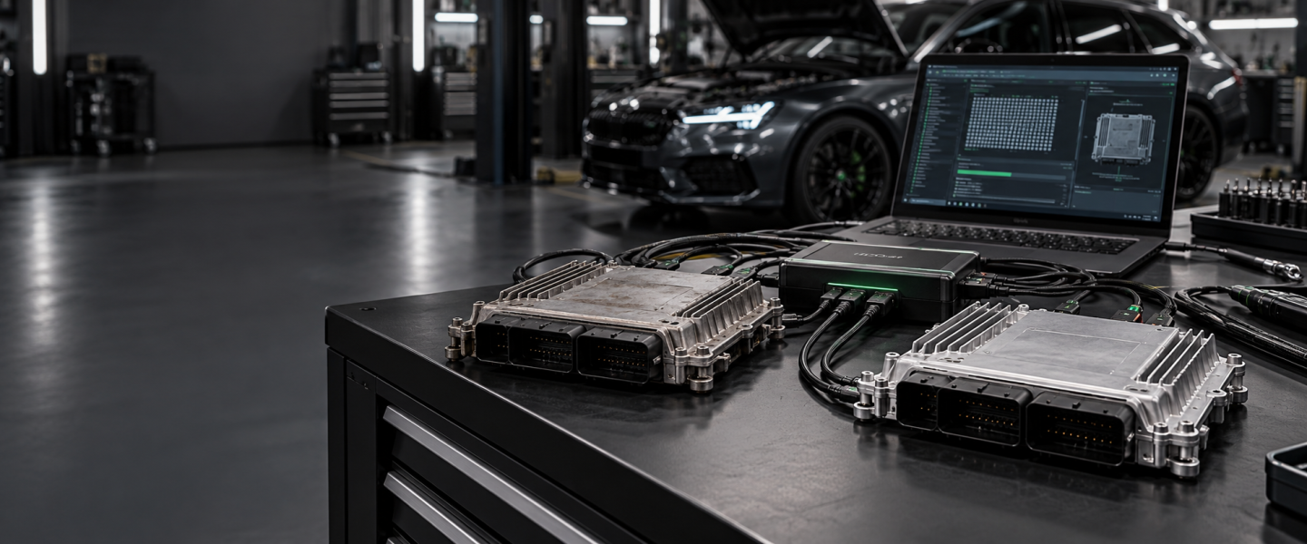 Motorsteuergerät und Diagnoseequipment für das Klonen einer ECU